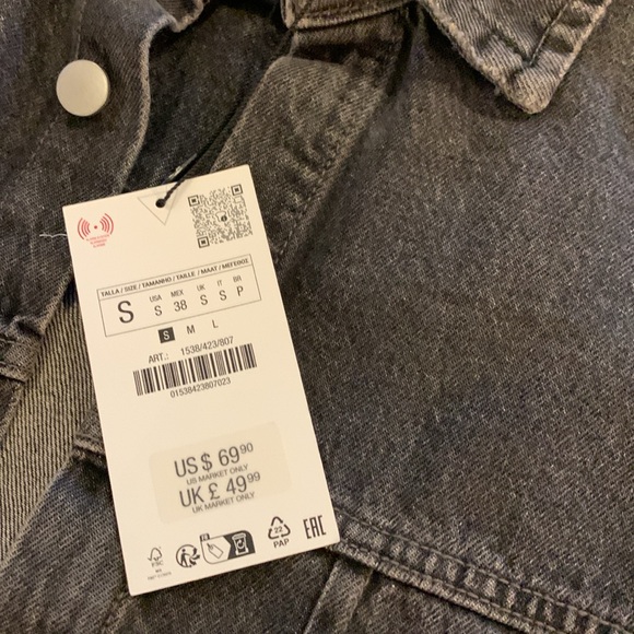 😎 New mens Zara Jacket size Small - Picture 5 of 11